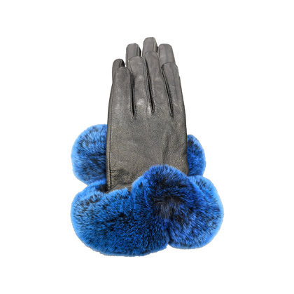 LADY2 - WOMEN'S GLOVES Lambskin and chinchilla