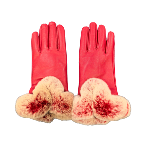 LADY2 - WOMEN'S GLOVES Lambskin and chinchilla